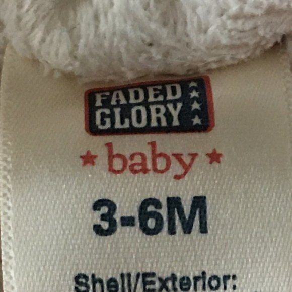 FADED GLORY Pink Cable Sweater Hooded Snow Suit - Picture 10 of 10